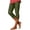 Army Green-590427BB, variant on Capri Leggings for Women Tummy Control High Waisted Cropped Jeggings with Button Slit Hem Slim Fit Womens Capri Pants White XXL