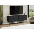 thumbnail image 4 of Tv Stand - 60 Inch - Console - Living Room - Bedroom - Black Laminate, 4 of 4