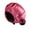 Black lined withered rose, variant on Double Layer Reversible Satin Bonnet with Adjustable Drawstring, Night Sleep Hair Care Bonnet for Women-Pink gray lining