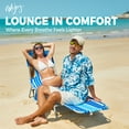 thumbnail image 2 of #WEJOY Face Down Folding Chaise, 5-Position Adjustable Portable Tanning Chair with Face Arm Hole, Beach Lounge Chair with Removable Pillow, Folding Camping Cot Bed Lawn Camping Pool, 2 of 8