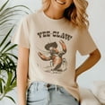 thumbnail image 3 of Yee Claw Yee Haw Crab Shirt, Cowboy Crawfish Meme Shirt, Funny Crawfish Tee, Summer Tee, 3 of 5