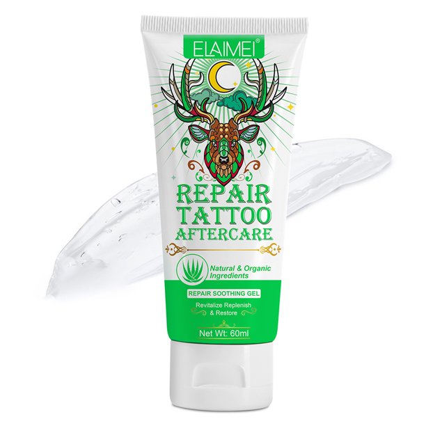 Crema Reparadora De Tatuajes Crema De Reparación De Tatuajes De Color Fijo Crema De Recuperación De Tatuajes De 60 Ml Para Hidratar La Piel Sywqhk Cuidado Belleza