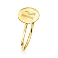thumbnail image 3 of Ross-Simons Italian 10kt Yellow Gold Plain Disc Ring, Women's, Adult, 3 of 6