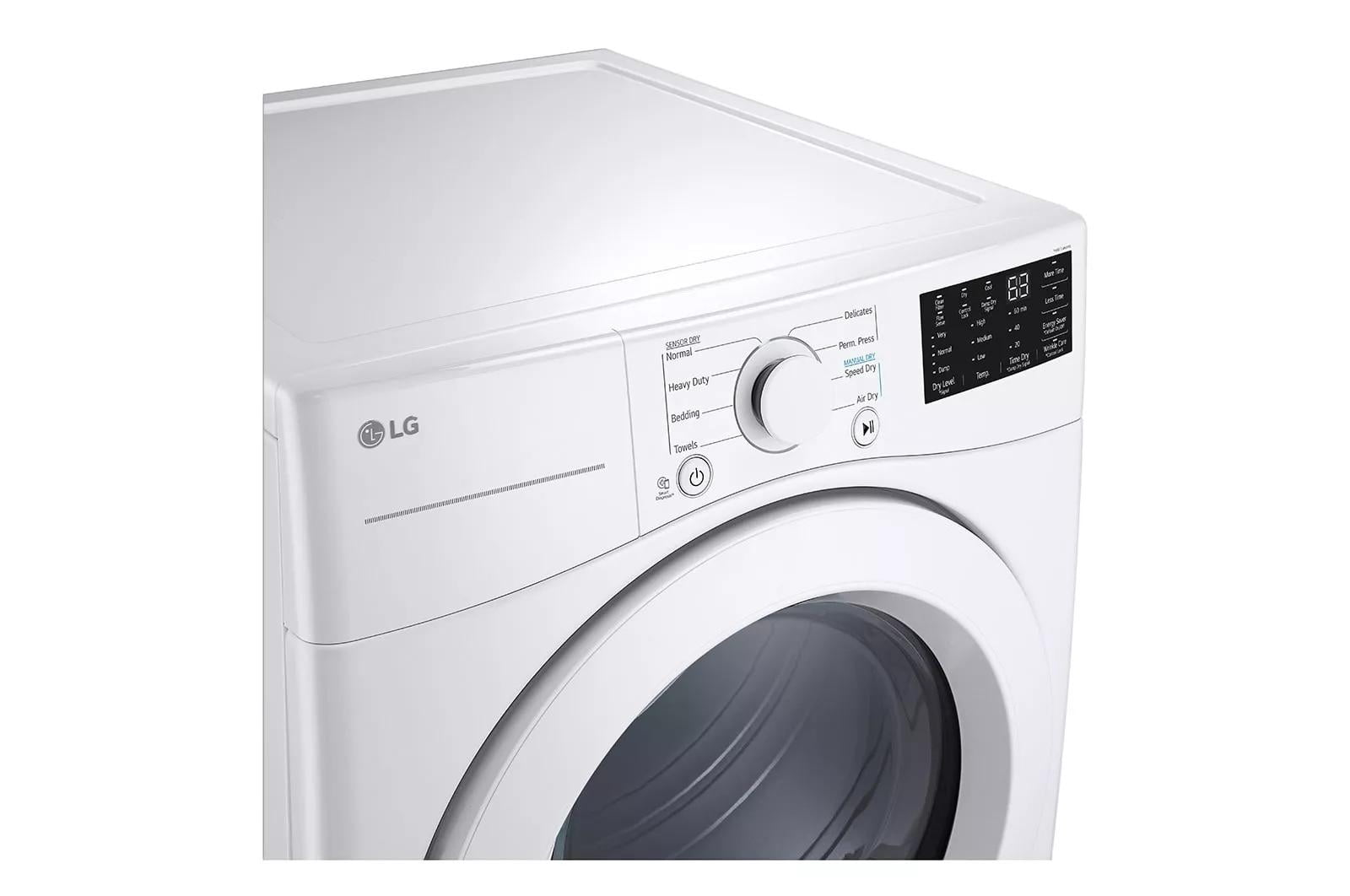 DLG3471W 7.4 cu.ft. Ultra Large Capacity Gas Dryer with Sensor Dry NFC Tag On