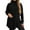 Black, variant on Fiaer Womens Sweater Turtleneck Oversized Side Split Knitted Pullover Thermal Warm Baggy Long Sleeve Fashion Comfy Tops for Older Blue XL