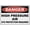 Warning Sign 1, variant on California Spa Shut Off Sign 8"x12", Aluminum Tin Warning Signs for Home Outdoor Garden, Durable Safety Sign for California Spa