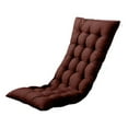 thumbnail image 5 of Djunllk Brown Rocking Chair Cushions Premium Outdoor Chair Cushions for Metal Rocker Fast Recovery High Back with Non Slip Ties, 15.7" x 43.3", 5 of 7