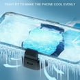 thumbnail image 2 of POINTERTECK Game Phone Heat Dissipation Device Refrigerating Phone Heat Cooling Device Strong Power Cell Phone Cooler with Silicone Pad Cooling Fan for Student Indoor, 2 of 10