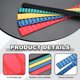 thumbnail image 3 of 1 paquete de tubo termorretráctil de 3.3 pies de 0.98" de diámetro para cañas de pescar, envoltura de agarre impermeable antideslizante de 25 mm para deportes y fitness, patrón ovalado rojo, 3 of 6