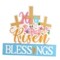thumbnail image 4 of Decoración de mesa de feliz Pascua, letrero con letras, centros de mesa coloridos para mesa de vacaciones, suministros para fiestas de Pascua Estilo B, 4 of 9