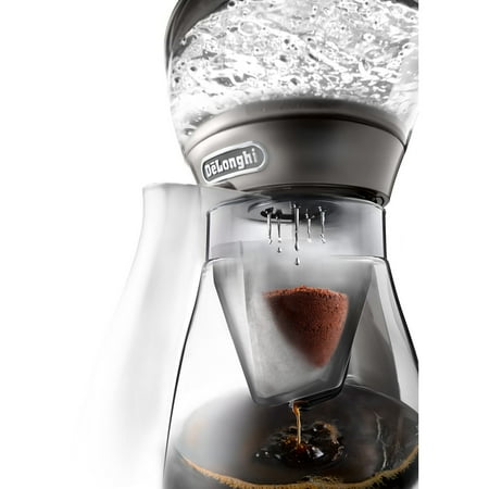 De'Longhi - 8-Cup Coffee Maker - Silver Metallic