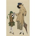 thumbnail image 2 of Anonymous 17x24 Black Ornate Framed Double Matted Museum Art Print Titled: Girlish / Madame Has a Tailor (1921), 2 of 5