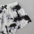 thumbnail image 3 of Conjunto de pijama con estampado de mariposa para mujer, ropa de dormir Sexy de talla grande, traje de Casa de 2 piezas, lencería para estar por casa, camisón de verano, 3 of 4