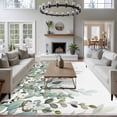thumbnail image 3 of Sage Green Eucalyptus Area Rugs 5'x8', Washable Small Throw Rugs for Classroom Bedroom, Spring Floral Botanical Watercolor Indoor Outdoor Rug Non-Slip Low Pile Carpet Runner Reversible Floor Mats, 3 of 8