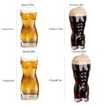 thumbnail image 4 of Taza de cerveza, vasos de chupito en forma de cuerpo, taza de cerveza, taza de bebida de vidrio, apariencia llamativa, 4 of 8