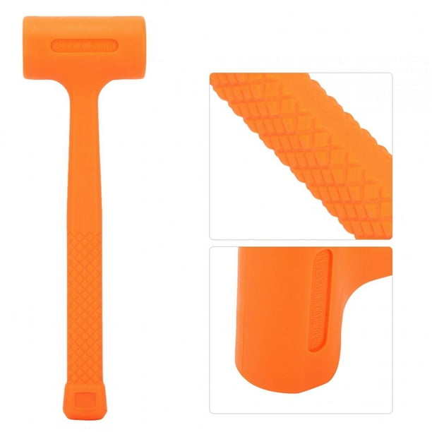 Dead Blow Hammer – PVC Rubber Soft Face, 0.5LB, With Ergonomic Handle For Automotive & Woodworking