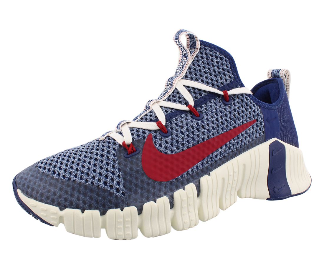 Nike Free Metcon 3 Mens Shoes Size 9, Color: Deep Royal Blue/Gym Red - image 1 of 3