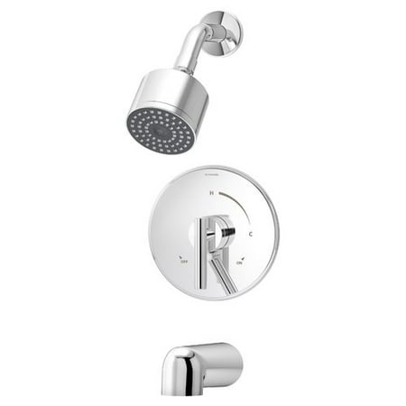 Classic Single Handle Diverter - Dia Single Handle Tub and Shower Faucet with Integral Diverter