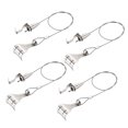 thumbnail image 1 of Unique Bargains Picture Hanging Wire Kit 0.5M Electroplating with Large S-Hook Load 66lbs 4Set, 1 of 5