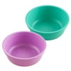 Re-Play Toddler Bowls, Toddler Feeding Supplies 2pk 12oz Bowls, Aqua Purple