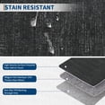 thumbnail image 4 of Machine Washable Area Rug - Low Pile Non-Shedding with Non-Slip Backing, 2X6FT, Black, 4 of 8