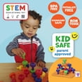 thumbnail image 5 of Skoolzy Tablero de clavijas para niños pequeños, 34 piezas con cordón de espuma para cordones y bolsa de almacenamiento - Tablero de clavijas para niños pequeños - Tablero de clavijas apilable - Jugue, 5 of 5