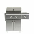 thumbnail image 1 of Coyote Outdoor 28 Inch 2 Burner Freestanding Portable Propane Gas Grill, Silver, 1 of 1