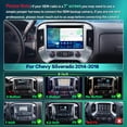 thumbnail image 2 of Estéreo para auto Gearzbtor 13,1" 8 núcleos 8+128 GB Android 13, 2 of 8