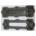 thumbnail image 2 of Mailbox Letter Slot Swinging Door Wall Mounted cast Iron neo Classical Antique Vintage Old Mail Postal, 2 of 9