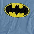 thumbnail image 2 of Batman Classic Bat Logo Women's T Shirt, Carolina Blue, Medium, 2 of 6