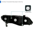 thumbnail image 4 of Spec-D Tuning Oem Style Smoke Lens Headlights Compatible with 2006-2011 Honda Civic 4Dr L+R Pair Head Light Lamp Assembly, 4 of 6