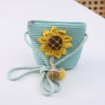 thumbnail image 5 of CAIXIA Messenger Bag Girls Adjustable Strap Straw Woven Boho Crossbody Messenger Tote Bag, Lightweight Summer Beach Shoulder Purse, 5 of 6