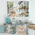 thumbnail image 3 of Designart 'Sunny Day At The Vintage City Cozy Street' Traditional Framed Art Print, 3 of 4