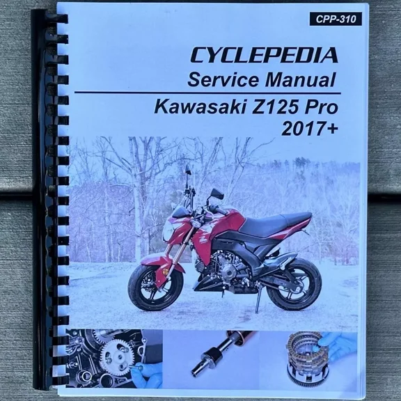 2017-2023 Kawasaki Z125 Z 125 Pro MiniBike SERVICE & REPAIR MANUAL
