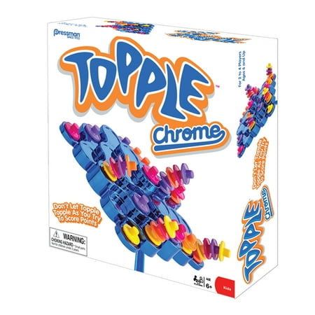 Pressman Topple Chrome Stem Balancing Game Kids Age (Best Chrome Store Games)