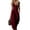 Red, variant on JULMCOMO Jumpsuits for Women Deep V Neck Button Front Sleeveless Summer Jumpsuits Wide Leg Casual Baggy Outfits with Pockets Black XXL