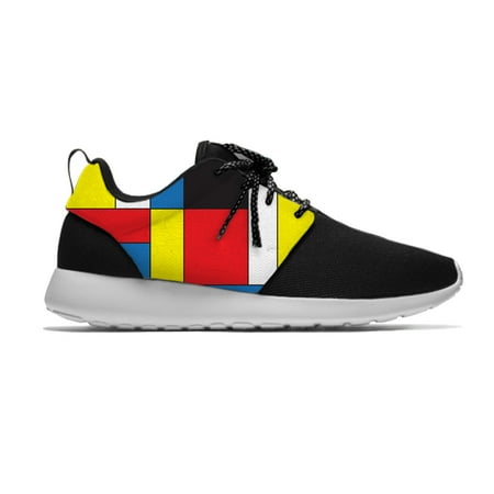 

Mondrian Abstract Art Aesthetic Fashion Classic Sport Running Shoes Casual Breathable Mens Womens Lightweight Latest Sneakers
