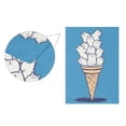 thumbnail image 5 of Yayeee Garden Flag 12" x 18" Double Sided Outdoor Yard Lawn Holiday Decorations, Ice Cream Cat, 5 of 6