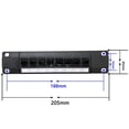 thumbnail image 4 of 8 Port Straight-Through CAT6 Patch Panel RJ45 Network Cable Adapter Jack Ethernet Distribution Frame, 4 of 6