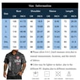 thumbnail image 2 of Button Down Shirts for Men American Flag Printed Short Sleeve 4th Of July Hawaiian Shirts 250 Year American 1776-2026 Patriotic Shirt USA Independence Celebration Casual Tee,Purple 2XL, 2 of 3