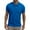 Blue, variant on Men's Polo Shirts Under $10 Solid Color Exercise Casual Fashion Button Lapel Short Sleeve