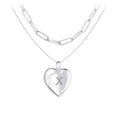 thumbnail image 1 of Layering Necklace with Locket and Paperclip Chain, 1 of 4