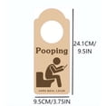 thumbnail image 3 of No Moleste Colgantes de Puerta de Madera de Doble Lado No Moleste el Signo,Material de Madera con Agujero Universal para la Manilla de la Puerta,24.1x9.5cm para Uso Interior O Exterior No Moleste el S, 3 of 3