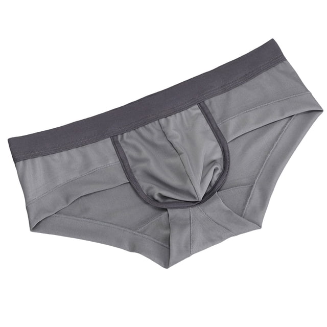 Men's Triangle Underwear Low Waist Lightweight Mesh Breathable Transparent Design Summer Comfort