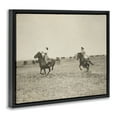 thumbnail image 4 of Stupell Industries Galloping Cowgirl Friends Animals Photography Black Floater Framed Canvas Art Print Wall Art, 21 x 17, 4 of 10