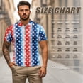 thumbnail image 6 of Jeiento 4Th of July Men Women Matching Golf Shirts Women Golf Shirts Golf Tank Top Patriotic Star Stylish Collared Tennis Shirt Activewear for Men Active Couple Wear, Men's XL, 6 of 6