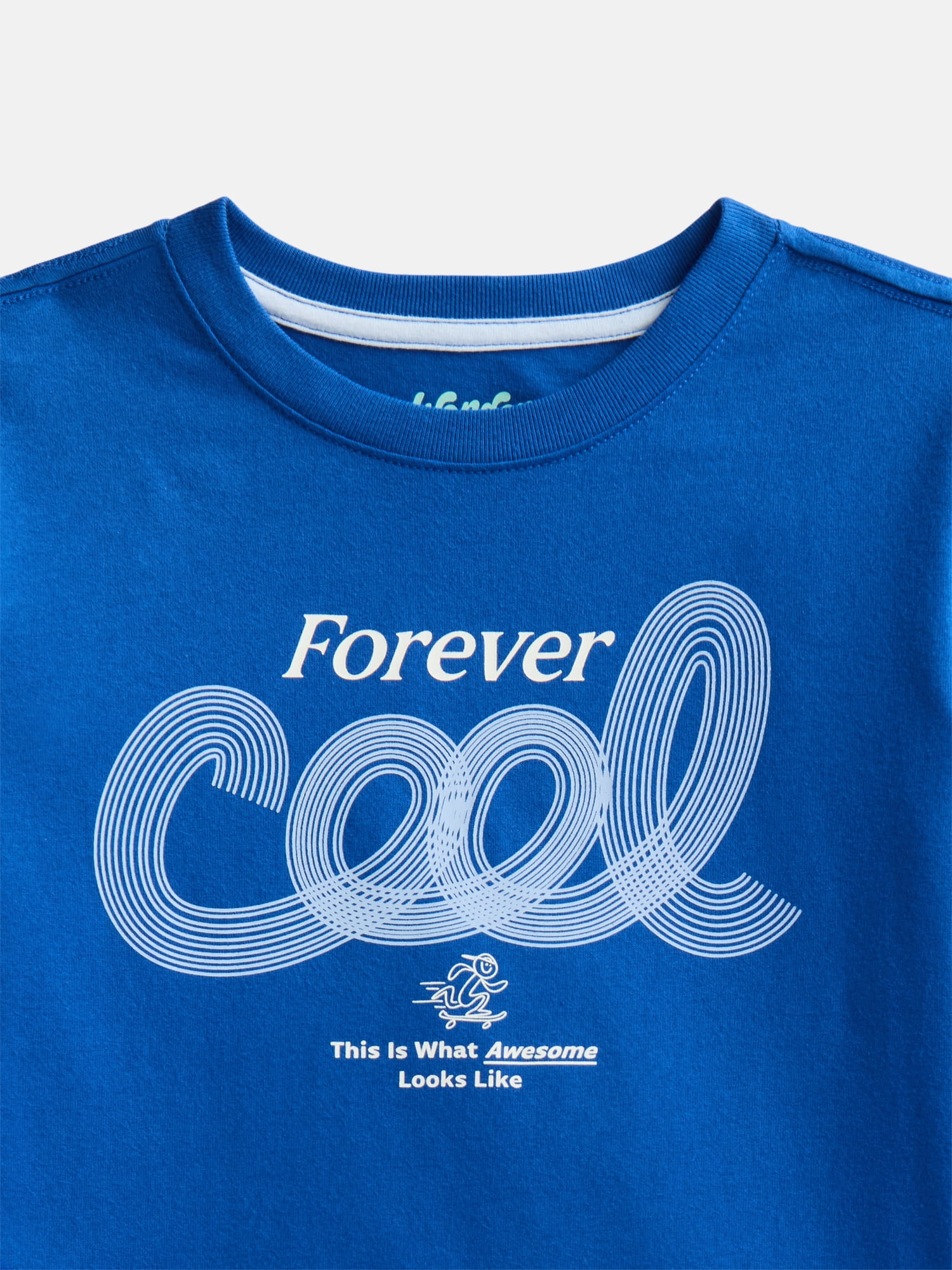 Wonder Nation Little Boys Graphic Tee with Long Sleeves, Sizes 4-16