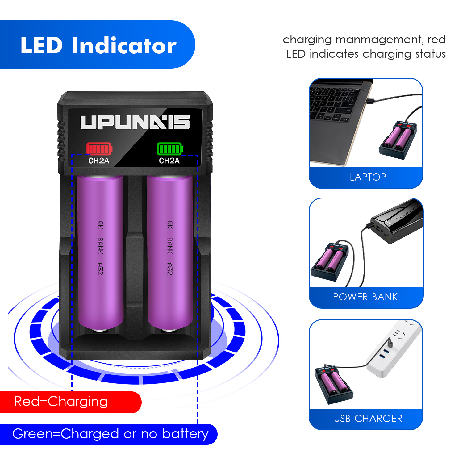 Rechargeable Battery Flat Top And Charger,3.7V 2500mAh 30A Rechargeable Lithium Batteries For Flashlight Powered