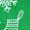 GREEN, variant on Elf - Doodle Logo - Men's Short Sleeve Graphic T-Shirt