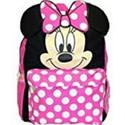 Ruz Adjustable Minnie Mouse Backpack, Pink, 12 inches
